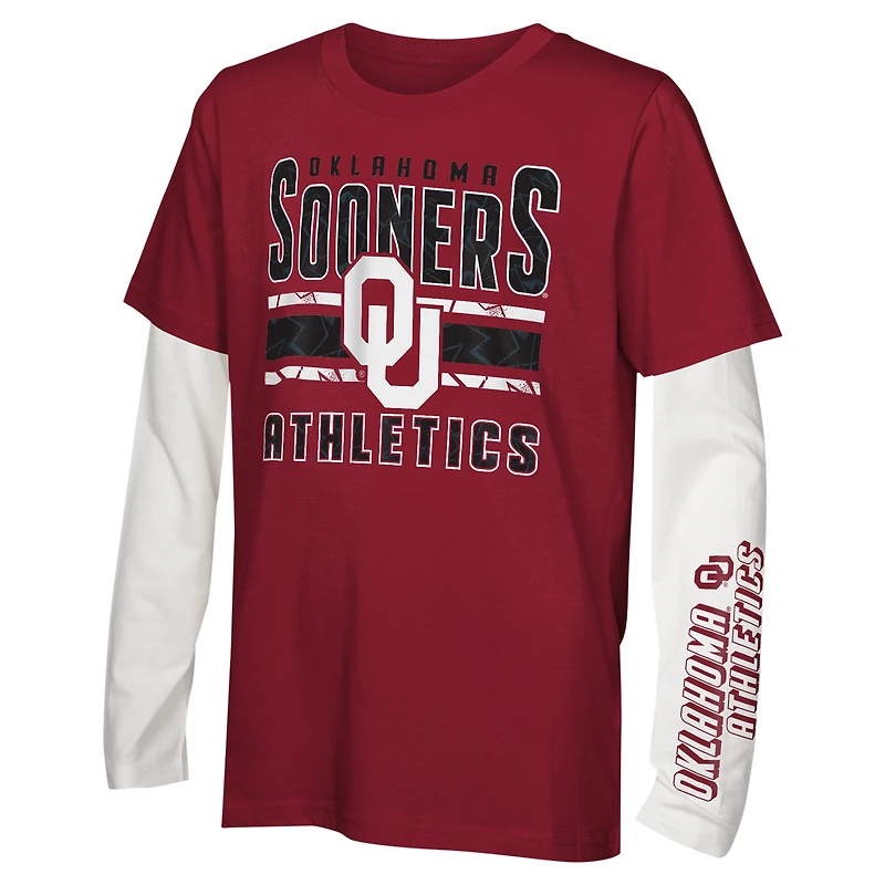 Ensemble de t-shirts Oklahoma Sooners the Mix pour enfants d'âge préscolaire