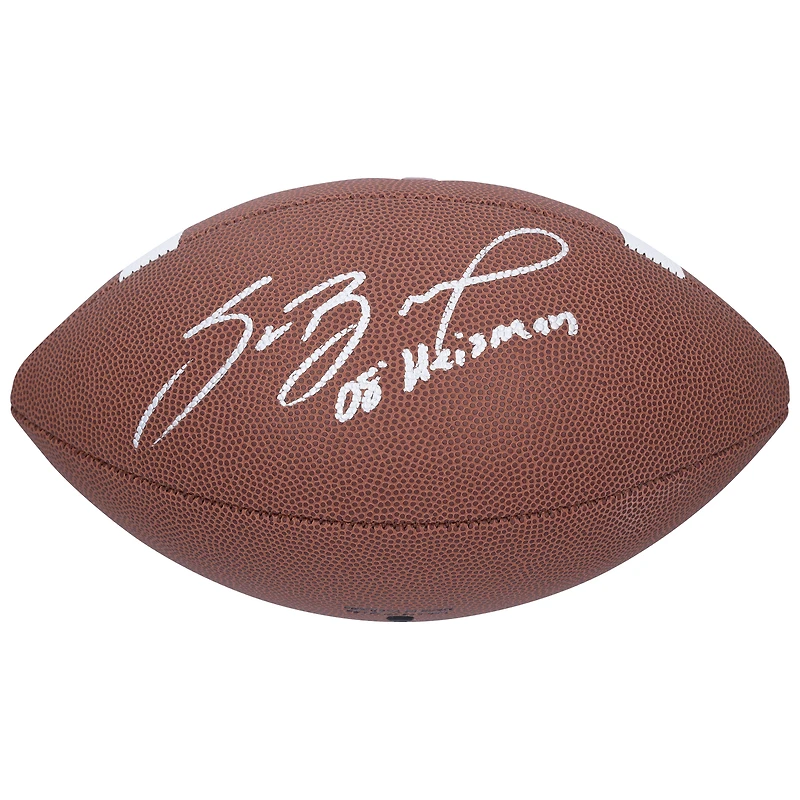 Sam Bradford Oklahoma Sooners Autographed Nike Replica Football with "08 Heisman" Inscription