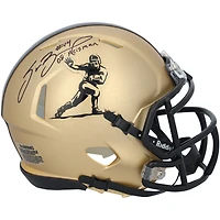 Sam Bradford Oklahoma Sooners Autographed Riddell Heisman Gold Speed Mini Helmet with "08 Heisman" Inscription 