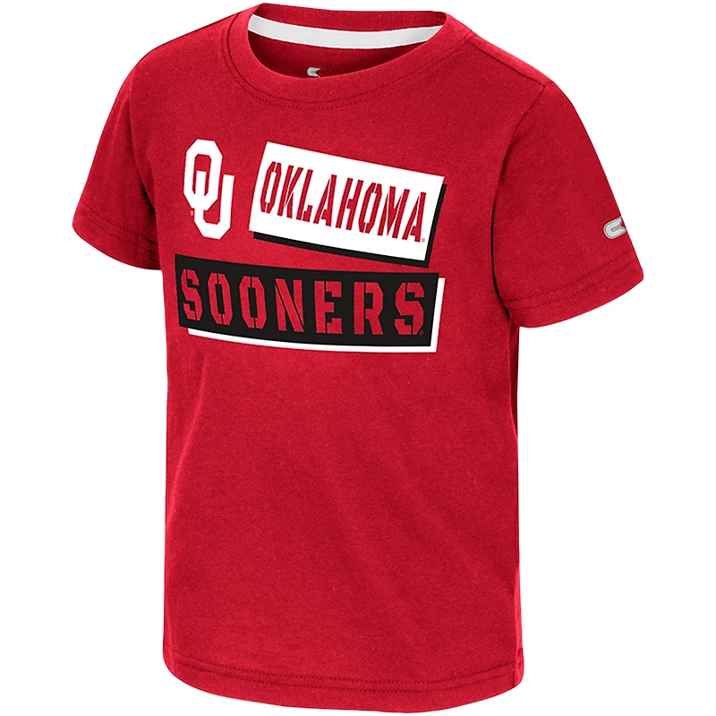 T-shirt pour tout-petits Colosseum Crimson Oklahoma Sooners No Vacancy