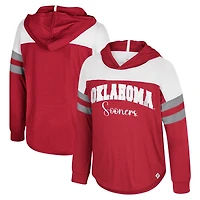 Toddler Colosseum Crimson Oklahoma Sooners Reflection Hoodie Long Sleeve T-Shirt