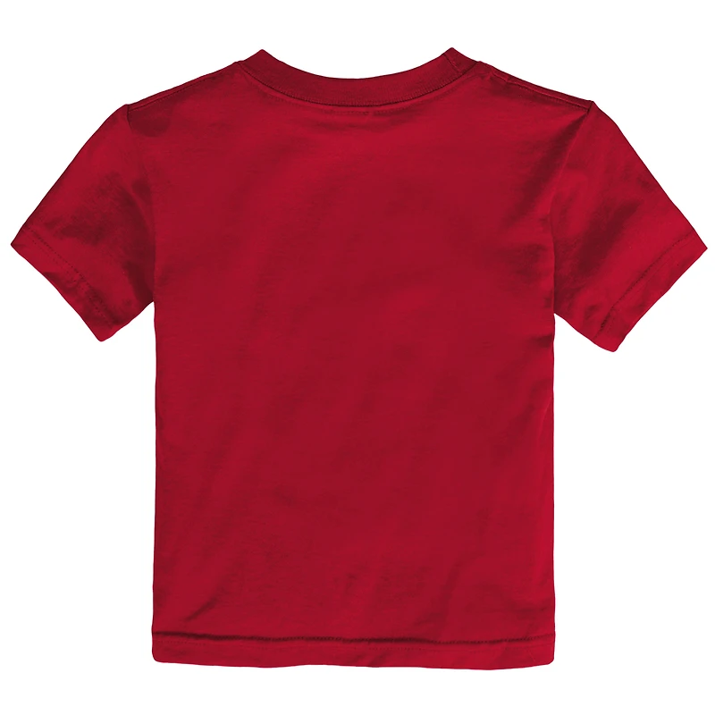 T-shirt de softball cramoisi pour tout-petits Oklahoma Sooners