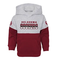 Toddler Heather Gray/Crimson Oklahoma Sooners Playmaker Pullover Hoodie & Pants Set