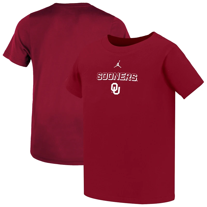 Toddler Jordan Brand Crimson Oklahoma Sooners Legend Performance T-Shirt