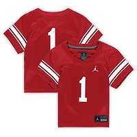 Maillot de football réplique Nike pour tout-petit n° 1 Crimson Oklahoma Sooners Alternate Untouchable