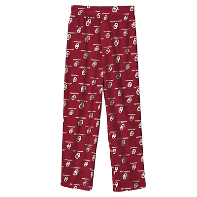 Toddler Outerstuff Crimson Oklahoma Sooners All-Over Team Logo Pants
