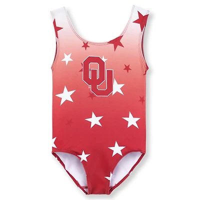 Justaucorps de danse ZooZatz Crimson Oklahoma Sooners pour tout-petits