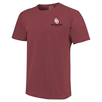 Unisex Crimson Oklahoma Sooners Scenic Comfort Colors T-Shirt