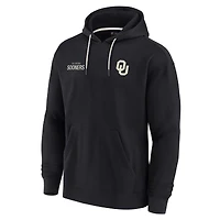 Unisex Fanatics Black Oklahoma Sooners Elements Super Soft Fleece Pullover Hoodie