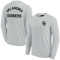Unisex Fanatics Gray Oklahoma Sooners Elements Super Soft Long Sleeve T-Shirt