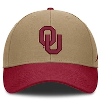Unisex Jordan Brand Beige/Crimson Oklahoma Sooners Primetime Rise Dri-FIT Adjustable Hat