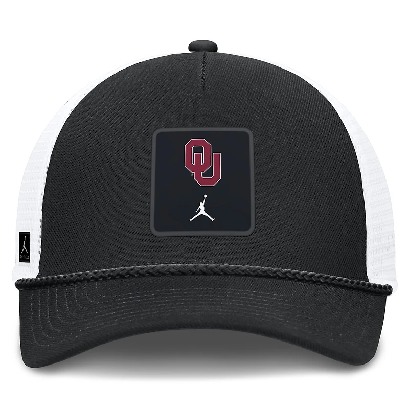 Unisex Jordan Brand Crimson Oklahoma Sooners 2026 On-Field Gameday Rope Trucker Adjustable Hat