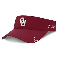 Unisex Jordan Brand Crimson Oklahoma Sooners 2026 On-Field Ace Adjustable Visor