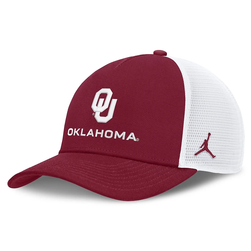 Unisex Jordan Brand Crimson Oklahoma Sooners 2026 On-Field Gameday Trucker Hat