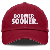 Unisex Jordan Brand Crimson Oklahoma Sooners Primetime Chant Club Adjustable Hat