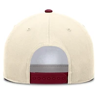 Unisex Jordan Brand  Natural/Crimson Oklahoma Sooners Campus Prep Rise Adjustable Hat