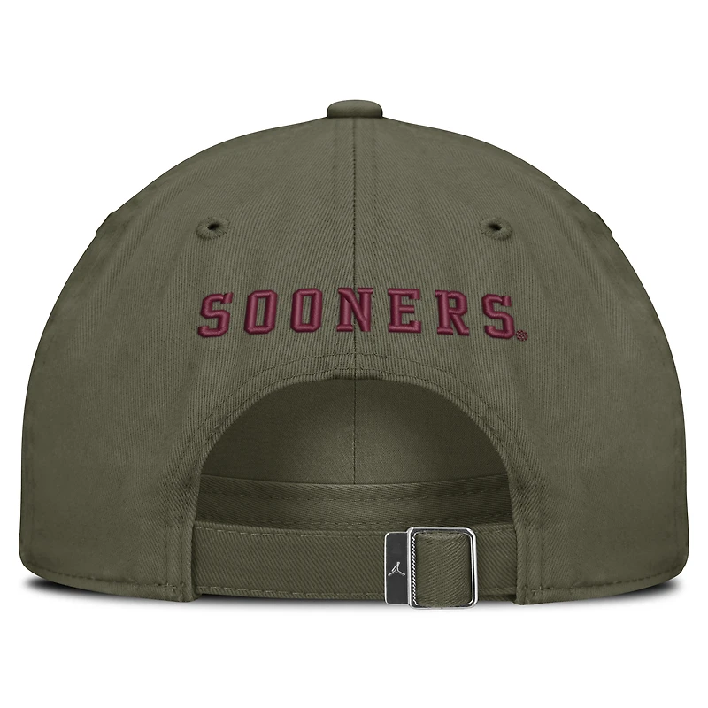 Casquette unisexe ajustable Jordan Brand Olive Oklahoma Sooners Primetime Club