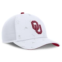 Unisex Jordan Brand  White Oklahoma Sooners Country Club Golfin' Rise Trucker Adjustable Hat