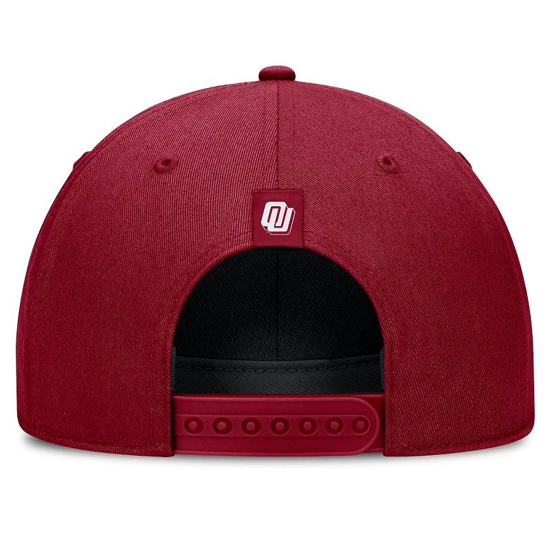 Unisex Nike Crimson Oklahoma Sooners 2026 Basketball Refresh 5-Panel Rope Rise Hat