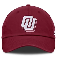 Unisex Nike  Crimson Oklahoma Sooners Legacy Letter Club Adjustable Hat
