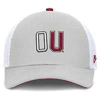 Unisex Nike Gray Oklahoma Sooners 2026 Basketball Refresh 5-Panel Rise Trucker Hat