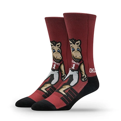 Chaussettes unisexes Strideline Premium Mascot Crew des Oklahoma Sooners