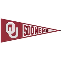 WinCraft Oklahoma Sooners 13" x 32" Fanion avec logo principal en laine