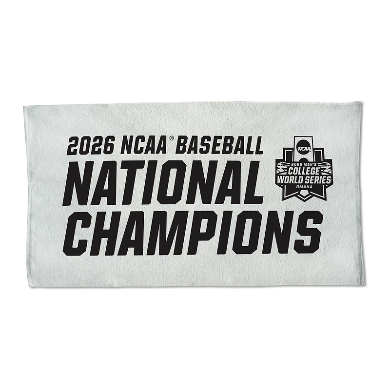 WinCraft Oklahoma Sooners 2026 NCAA Baseball Men's College World Series Champions Locker Room 22" x 42" Double-Sided On-Field Celebration Towel