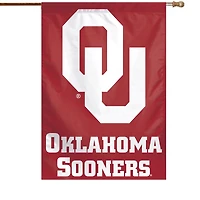 Bannière verticale simple face WinCraft Oklahoma Sooners 28" x 40"