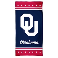 Serviette de plage WinCraft Oklahoma Sooners 60'' x 30'' Patriotic Spectra