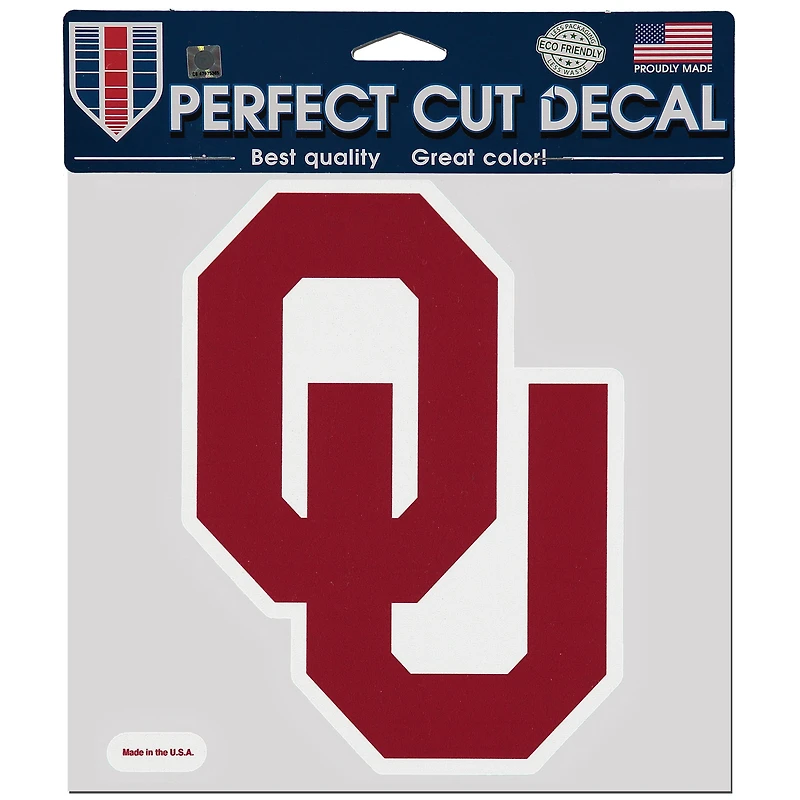 Oklahoma Sooners WinCraft 8'' x 8'' Autocollant de voiture couleur