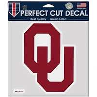 Oklahoma Sooners WinCraft 8'' x 8'' Autocollant de voiture couleur