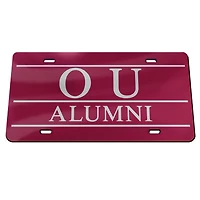 Plaque d'immatriculation WinCraft Oklahoma Sooners Alumni