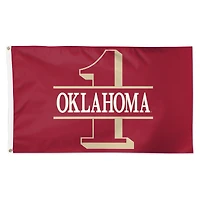 WinCraft Oklahoma Sooners Only1 3' x 5' One-Sided Deluxe Flag