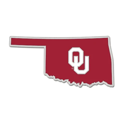 pin de collection WinCraft avec logo secondaire des Oklahoma Sooners