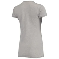 Women's Alternative Apparel Heathered Gray Oklahoma Sooners Keepsake College Seal T-Shirt