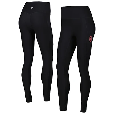 Legging noir 7/8 à poches mixtes Oklahoma Sooners pour femmes