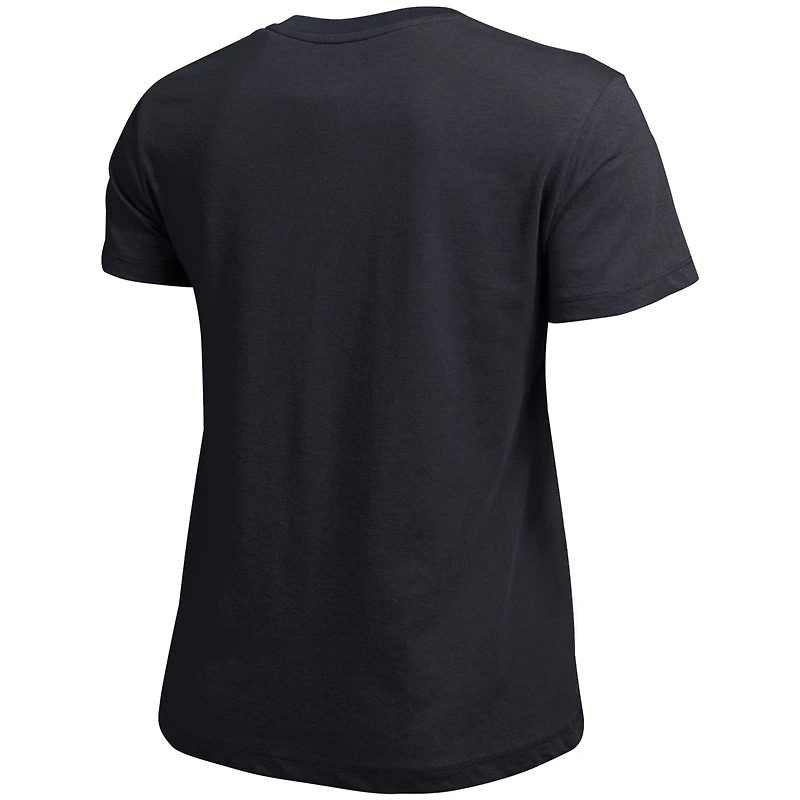 Women's Champion  Black Oklahoma Sooners Arched Over Logo T-Shirt