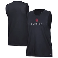 Débardeur noir Champion Oklahoma Sooners Lifestyle pour femmes