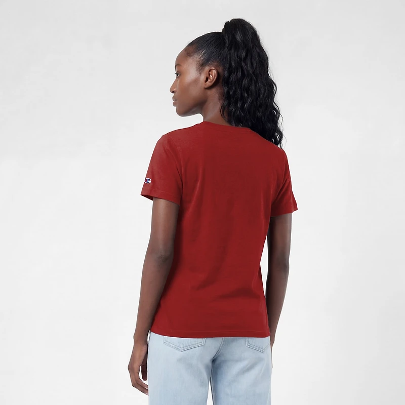 T-shirt de style vie Crimson Oklahoma Sooners pour femmes