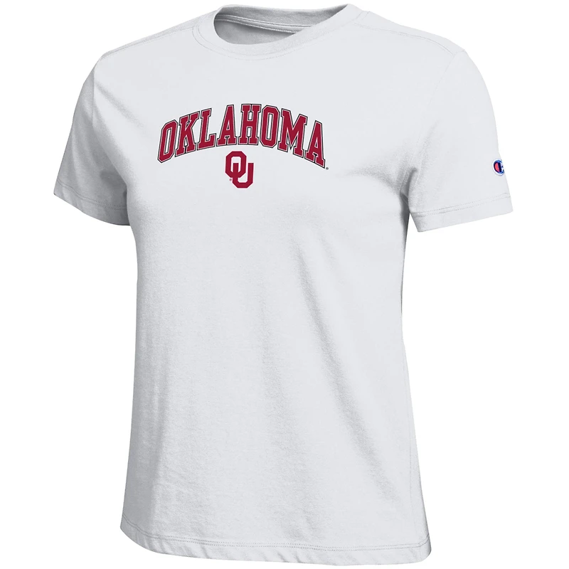 Women's Champion Oklahoma Sooners Arched Over Logo T-Shirt