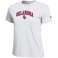 Women's Champion Oklahoma Sooners Arched Over Logo T-Shirt