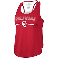 Colosseum Crimson Oklahoma Sooners Sachs 2-Hit Scoop Neck Racerback Tank pour femme