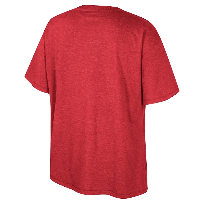 Women's Colosseum x Wrangler Crimson Oklahoma Sooners Lasso Oversized T-Shirt