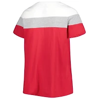 Women's Crimson Oklahoma Sooners Plus Split Body T-Shirt