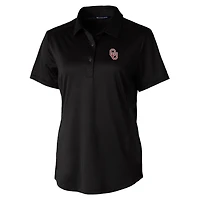Polo Cutter & Buck noir pour femme, modèle Prospect des Oklahoma Sooners
