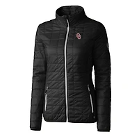 Doudoune zippée intégrale Cutter & Buck noire Oklahoma Sooners Rainier pour femme