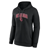 Women's Fanatics Black Oklahoma Sooners Campus Pullover Hoodie