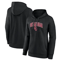 Women's Fanatics Black Oklahoma Sooners Campus Pullover Hoodie