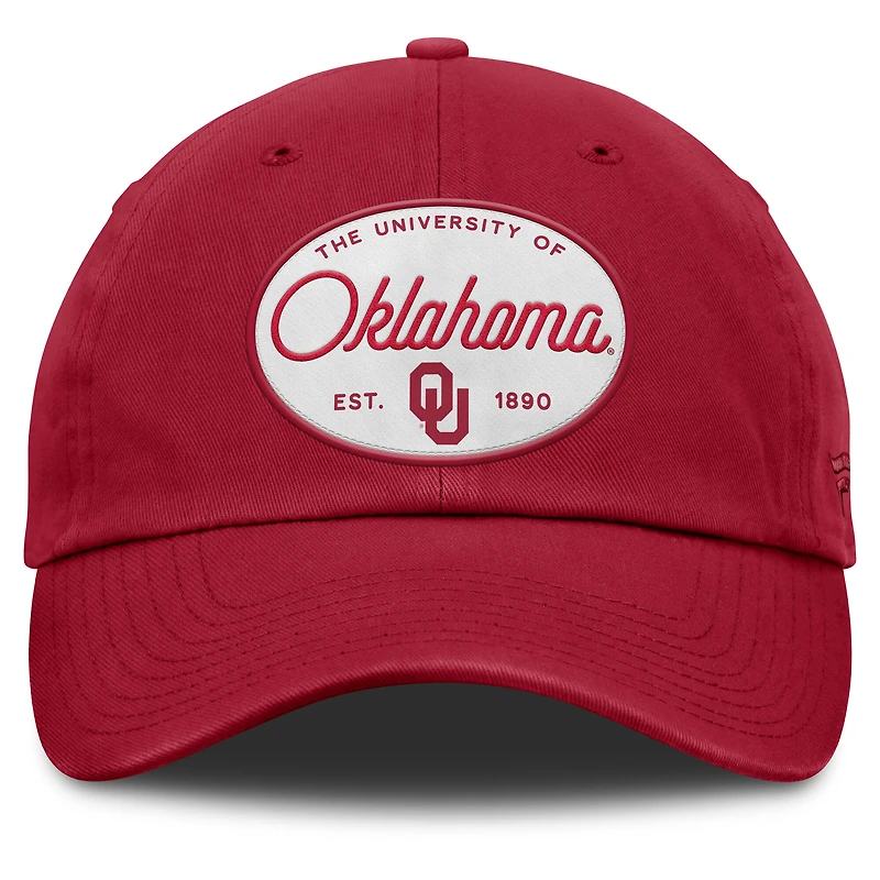 Casquette ajustable Candid des Oklahoma Sooners pour femmes Fanatics Crimson